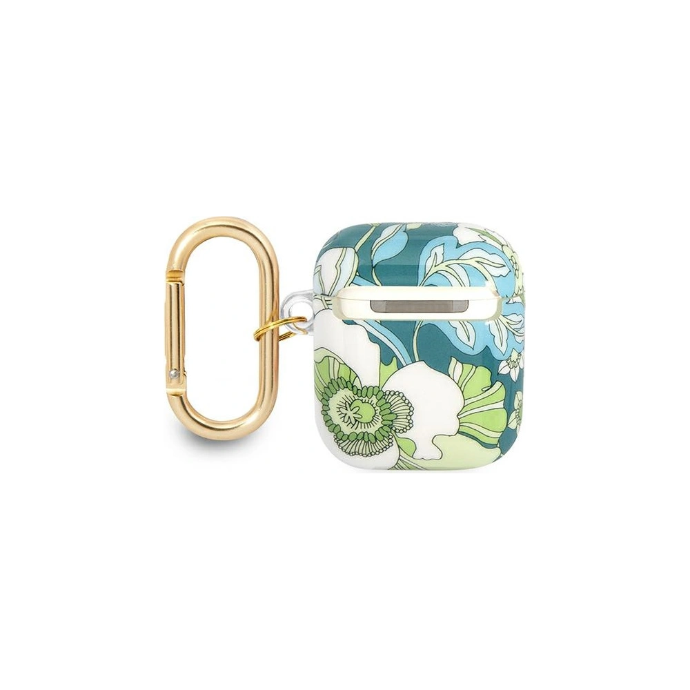 Hurtownia GSM - Etui Guess GUA2HHFLN Apple AirPods zelený/green Flower Strap Collection - GUE1743GRN - {ean13} - Hurt