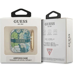 Hurtownia GSM - Etui Guess GUA2HHFLN Apple AirPods zelený/green Flower Strap Collection - GUE1743GRN - {ean13} - Hurt