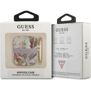 Hurtownia GSM - Etui Guess GUA2HHFLU Apple AirPods fialový/purple Flower Strap Collection - GUE1744PRP - {ean13} - Hurt
