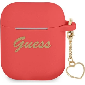 Hurtownia GSM - Etui Guess GUA2LSCHSR Apple AirPods červený/red silikonový přívěsek Heart Collection - GUE1745RED - {ean13} - Hurt