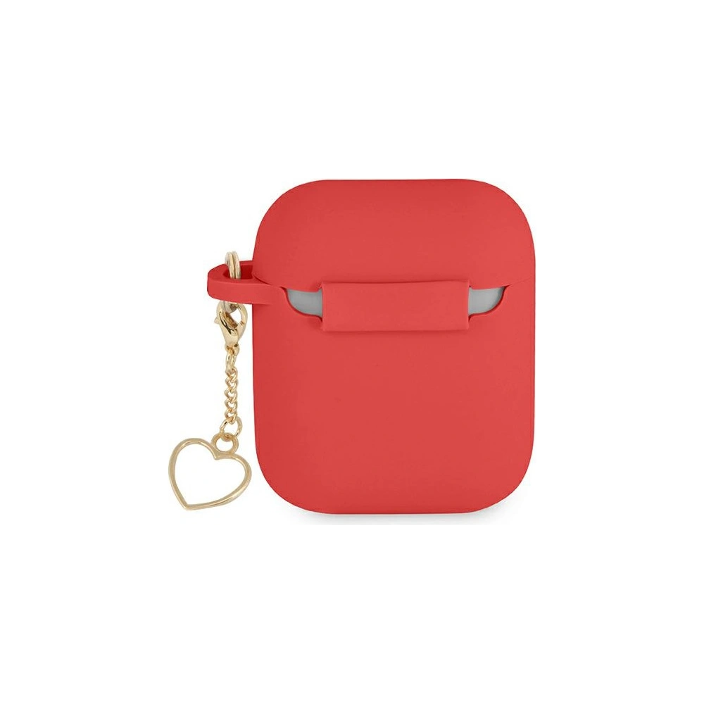 Hurtownia GSM - Etui Guess GUA2LSCHSR Apple AirPods červený/red silikonový přívěsek Heart Collection - GUE1745RED - {ean13} - Hurt