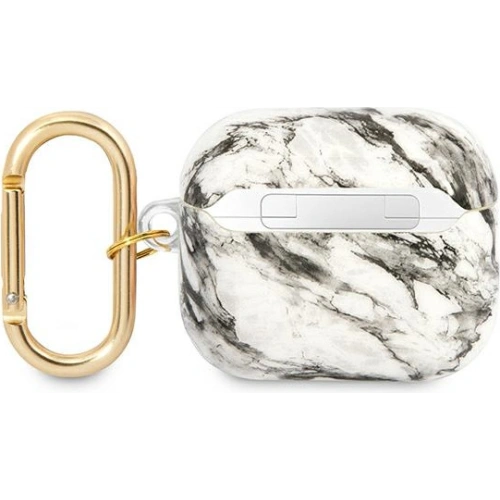 Etui Guess GUA3HCHMAG Apple AirPods 3 szary/grey Marble Strap Collection