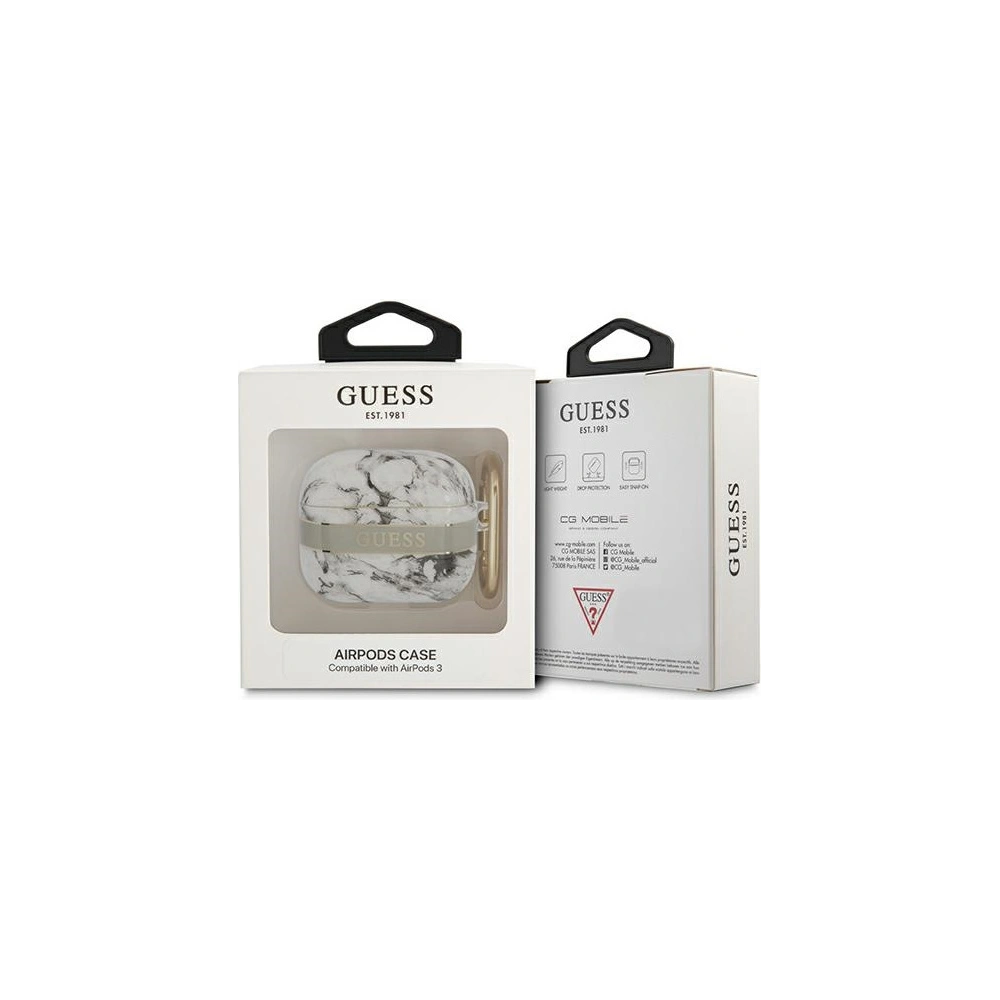 Guess GUA3HCHMAG Apple AirPods 3 grey Marble Strap Collection