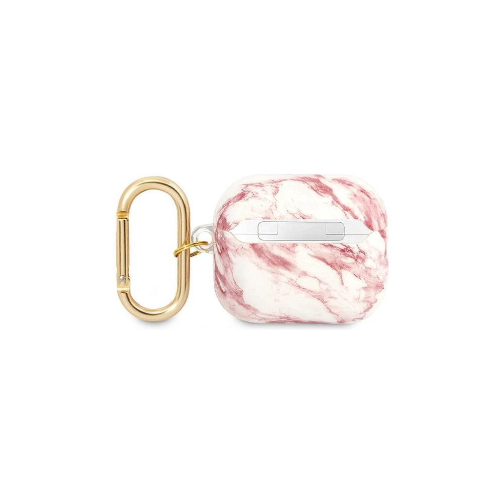 Hurtownia GSM - Etui Guess GUA3HCHMAP Apple AirPods 3 růžový/pink Marble Strap Collection - GUE1747PNK - {ean13} - Hurt