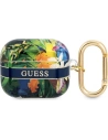 Etui Guess GUA3HHFLB Apple AirPods 3 modrý/blue Flower Strap Collection