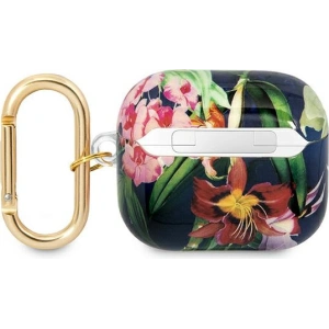 Hurtownia GSM - Etui Guess GUA3HHFLB Apple AirPods 3 niebieski/blue Flower Strap Collection - GUE1748BLU - {ean13} - Hurt