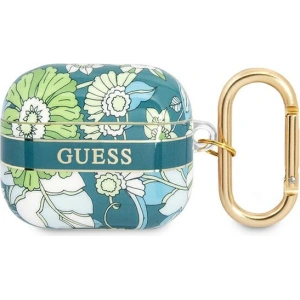 Hurtownia GSM - Etui Guess GUA3HHFLN Apple AirPods 3 zielony/green Flower Strap Collection - GUE1749GRN - {ean13} - Hurt