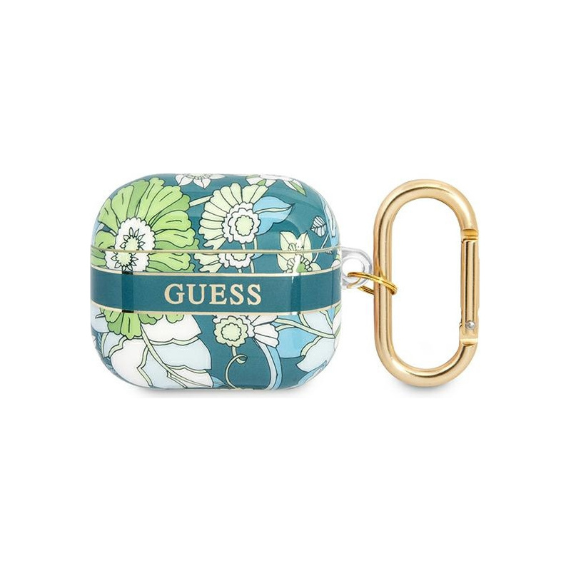 Guess GUA3HHFLN Apple AirPods 3 green Flower Strap Collection