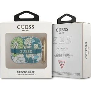 Hurtownia GSM - Etui Guess GUA3HHFLN Apple AirPods 3 zielony/green Flower Strap Collection - GUE1749GRN - {ean13} - Hurt