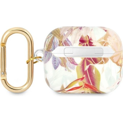 Etui Guess GUA3HHFLU Apple AirPods 3 fioletowy/purple Flower Strap Collection