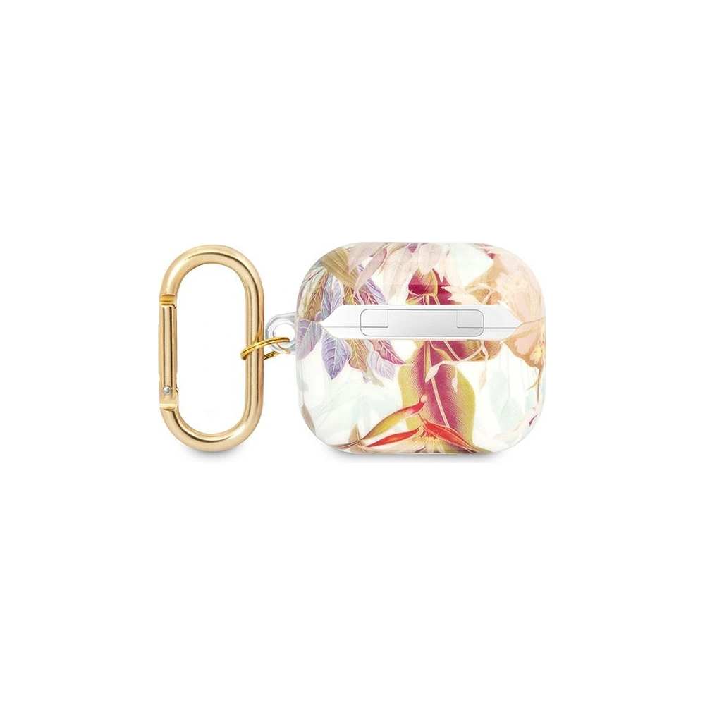 Hurtownia GSM - Etui Guess GUA3HHFLU Apple AirPods 3 fialové/purple Flower Strap Collection - GUE1750PRP - {ean13} - Hurt