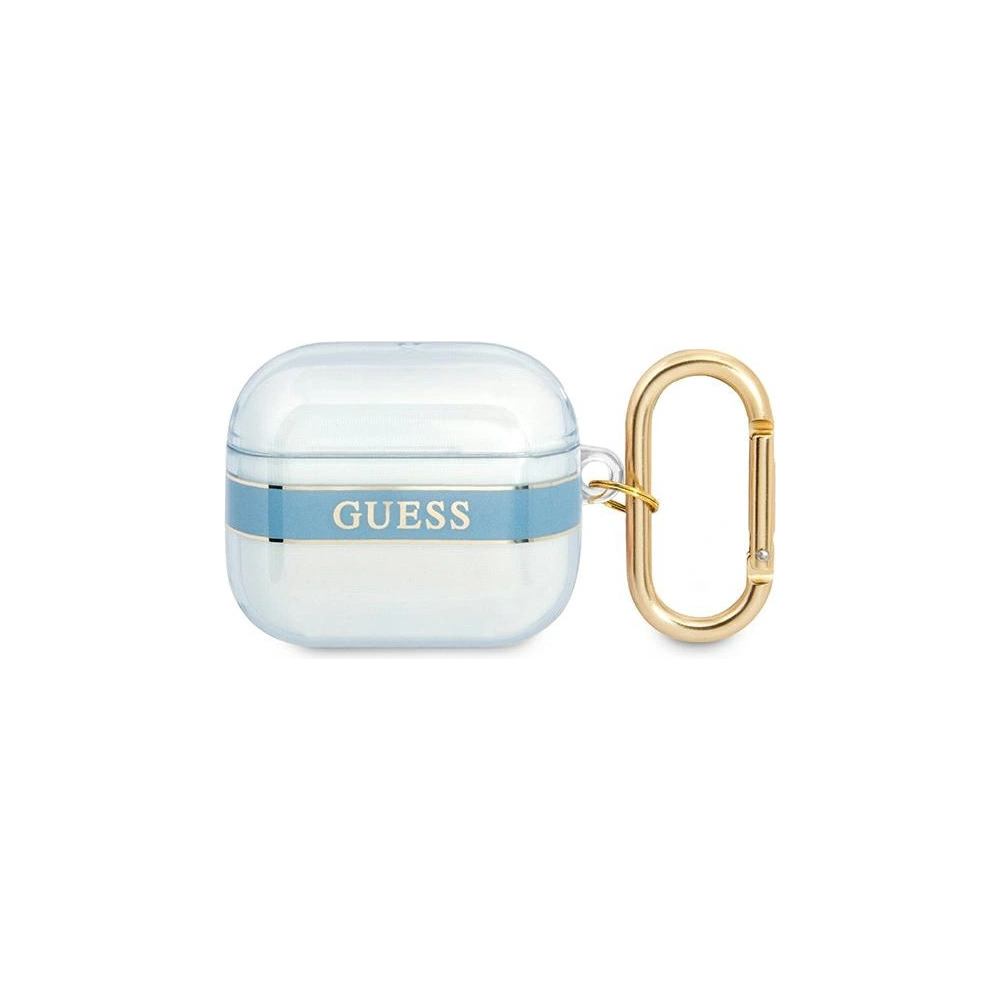 Hurtownia GSM - Etui Guess GUA3HHTSB Apple AirPods 3 modrá/blue Strap Collection - GUE1751BLU - {ean13} - Hurt