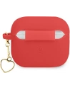 Hurtownia GSM - Etui Guess GUA3LSCHSR Apple AirPods 3 czerwony/red Silicone Charm Heart Collection - GUE1752RED - {ean13} - Hurt