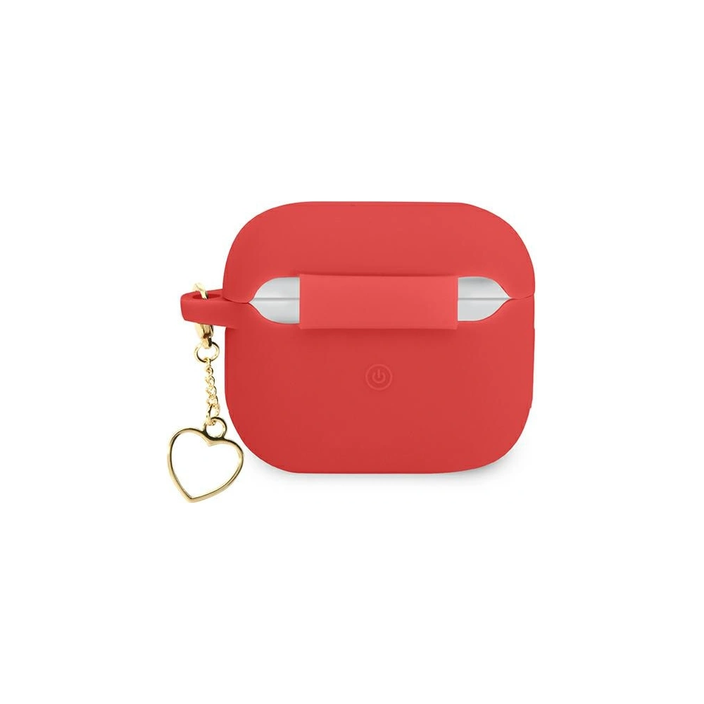 Hurtownia GSM - Etui Guess GUA3LSCHSR Apple AirPods 3 červený/red silikonový přívěsek srdce kolekce - GUE1752RED - {ean13} - Hurt