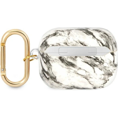 Etui Guess GUAPHCHMAG Apple AirPods Pro szary/grey Marble Strap Collection