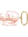 Etui Guess GUAPHCHMAP Apple AirPods Pro růžový/pink Marble Strap Collection