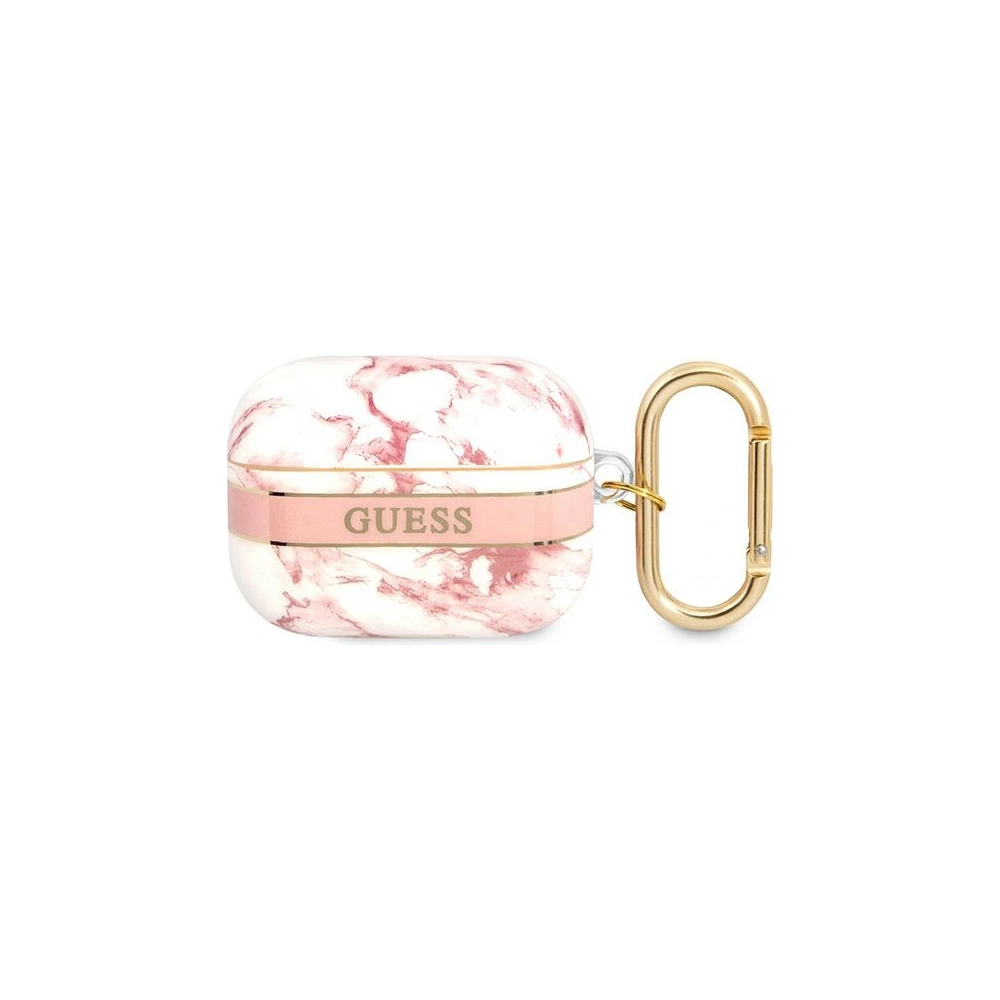 Hurtownia GSM - Etui Guess GUAPHCHMAP Apple AirPods Pro růžový/pink Marble Strap Collection - GUE1754PNK - {ean13} - Hurt