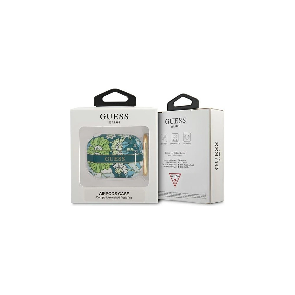 Wholesale Guess GUAPHHFLN Apple AirPods Pro green Flower Strap Collection - GUE1756GRN - {ean13} - Hurt