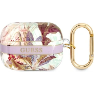 Hurtownia GSM - Etui Guess GUAPHHFLU Apple AirPods Pro fioletowy/purple Flower Strap Collection - GUE1757PRP - {ean13} - Hurt