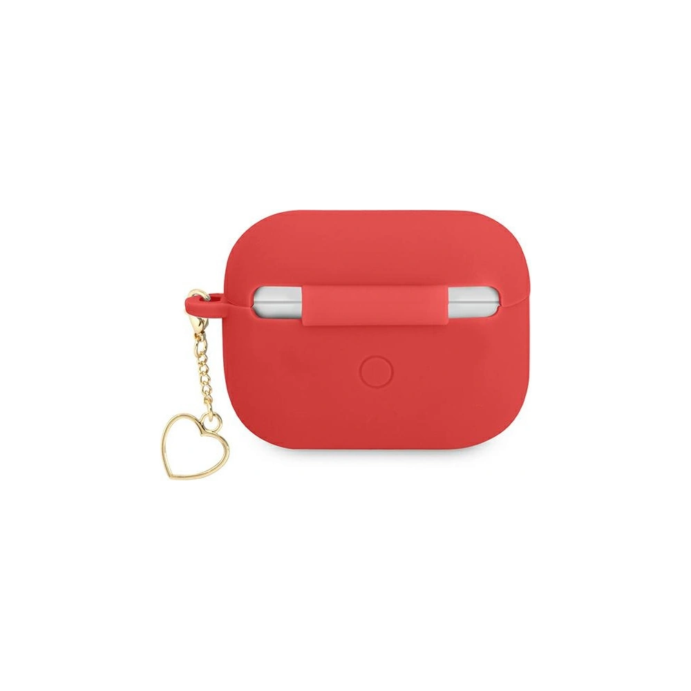 Hurtownia GSM - Etui Guess GUAPLSCHSR Apple AirPods 3 červený/red silikonový přívěsek Heart Collection - GUE1758RED - {ean13} - Hurt