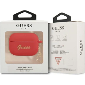 Hurtownia GSM - Etui Guess GUAPLSCHSR Apple AirPods 3 czerwony/red Silicone Charm Heart Collection - GUE1758RED - {ean13} - Hurt