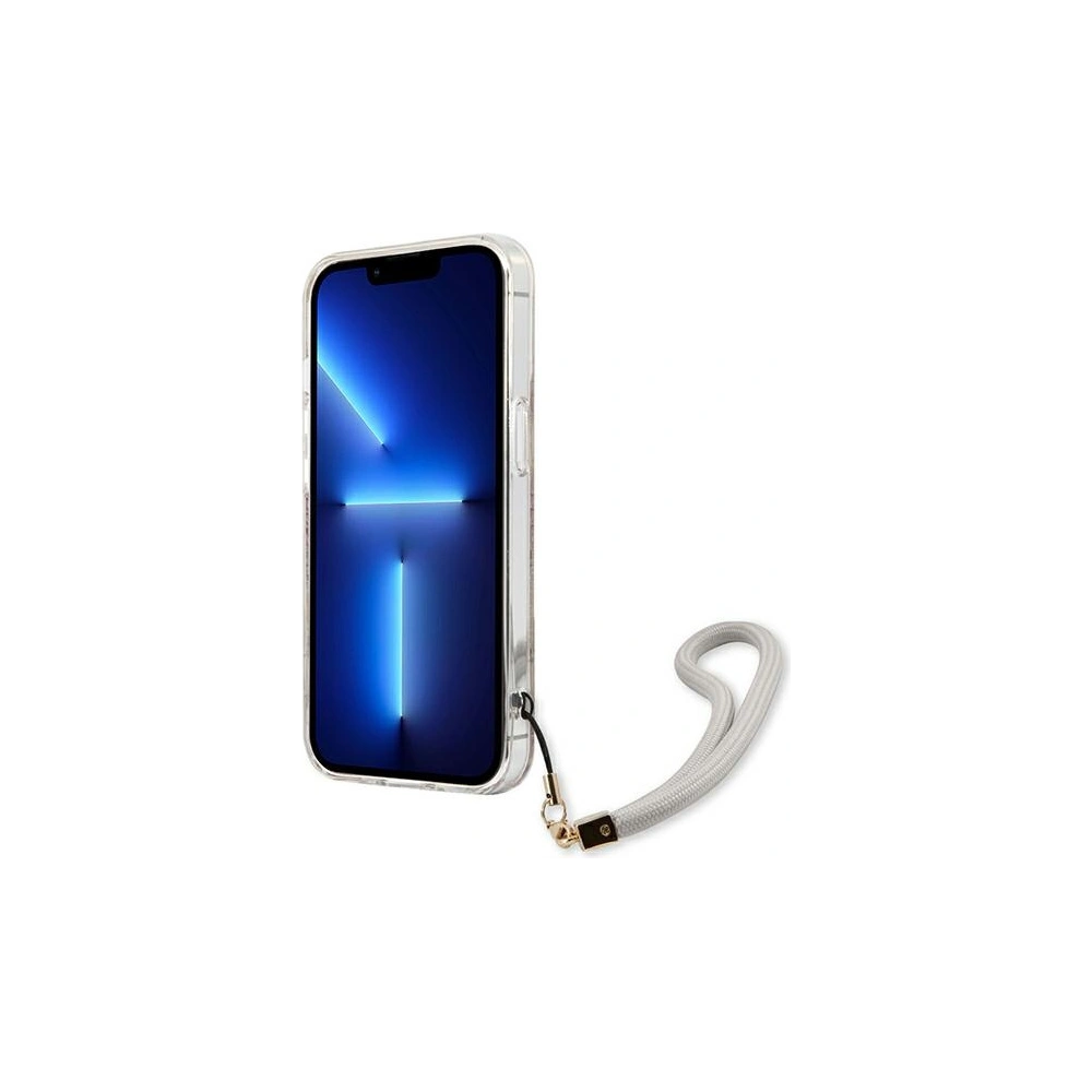 Hurtownia GSM - Etui Guess GUHCP13LHFLSD Apple iPhone 13 Pro złoty/gold hardcase Flower Strap - GUE1760GLD - {ean13} - Hurt