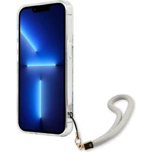 Etui Guess GUHCP13LHFLSN Apple iPhone 13 Pro zielony/green hardcase Flower Strap