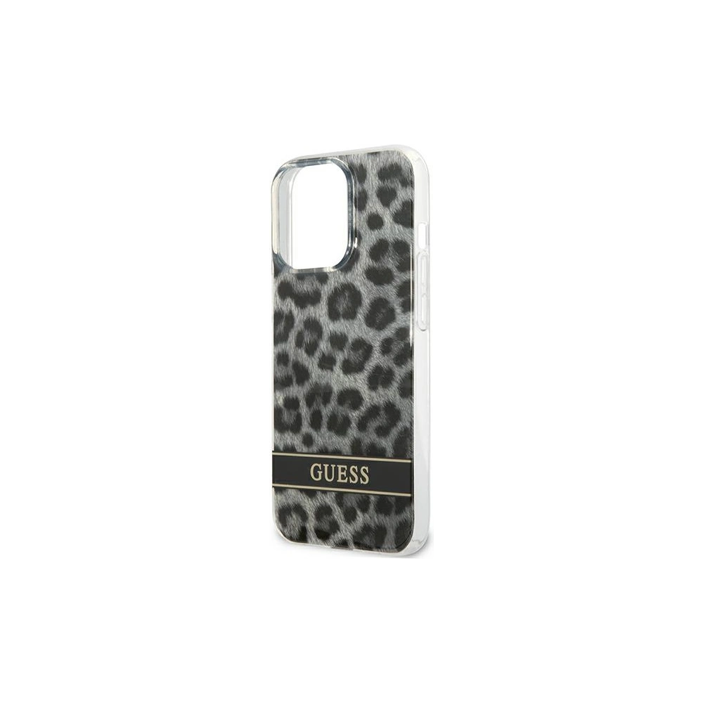 Hurtownia GSM - Case Guess GUHCP13LHSLEOK Apple iPhone 13 Pro grau/hardcase Leopard - GUE1763GRY - {ean13} - Hurt