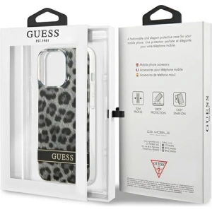 Etui Guess GUHCP13LHSLEOK Apple iPhone 13 Pro szary/grey hardcase Leopard