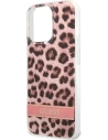 Wholesale Guess GUHCP13LHSLEOP Apple iPhone 13 Pro pink hardcase Leopard - GUE1764PNK - {ean13} - Hurt