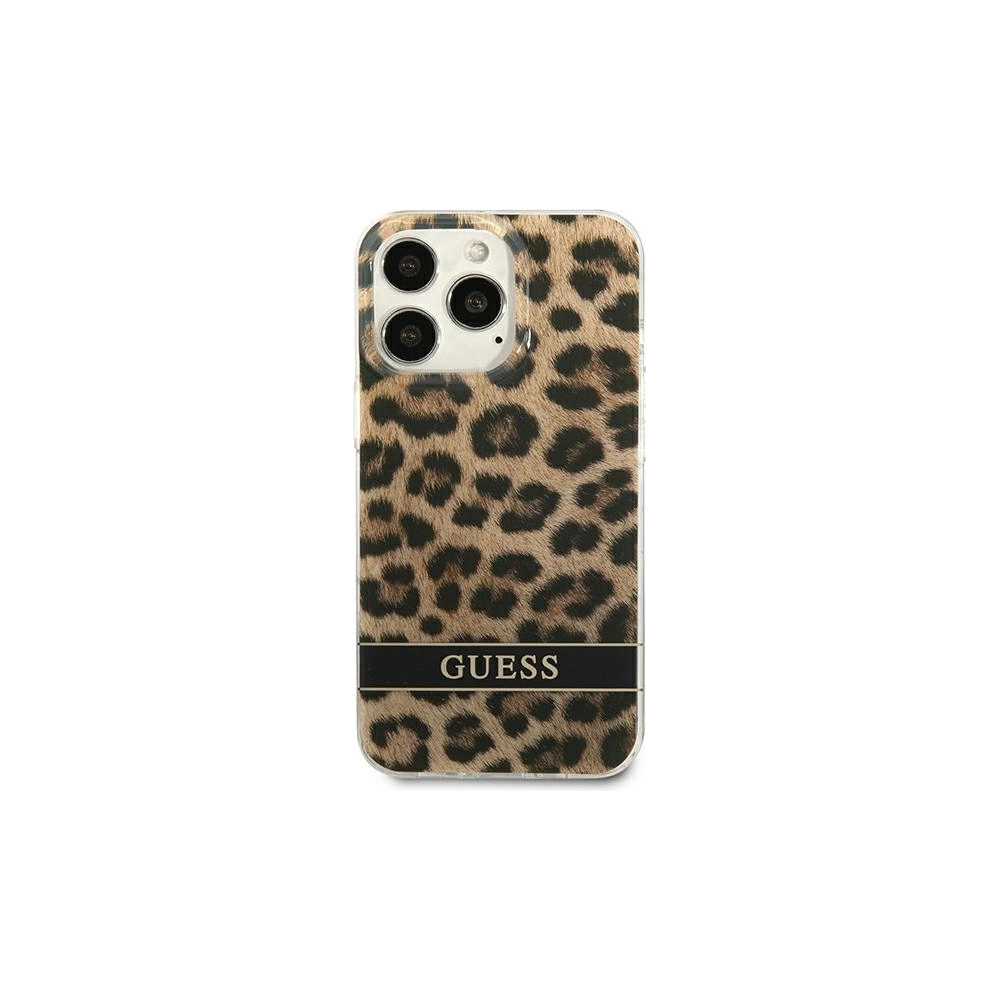 Hurtownia GSM - Case Guess GUHCP13LHSLEOW Apple iPhone 13 Pro braun/brown hardcase Leopard - GUE1766BR - {ean13} - Hurt