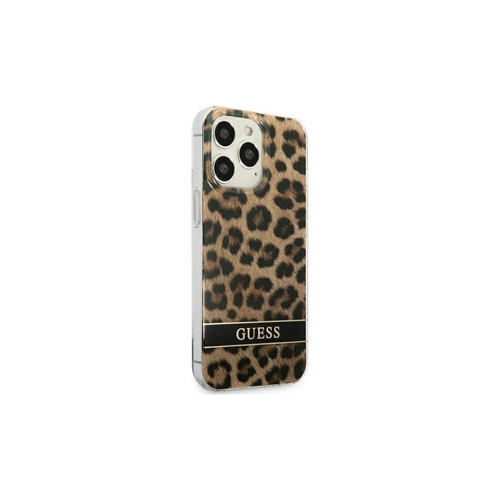 Hurtownia GSM - Case Guess GUHCP13LHSLEOW Apple iPhone 13 Pro braun/brown hardcase Leopard - GUE1766BR - {ean13} - Hurt