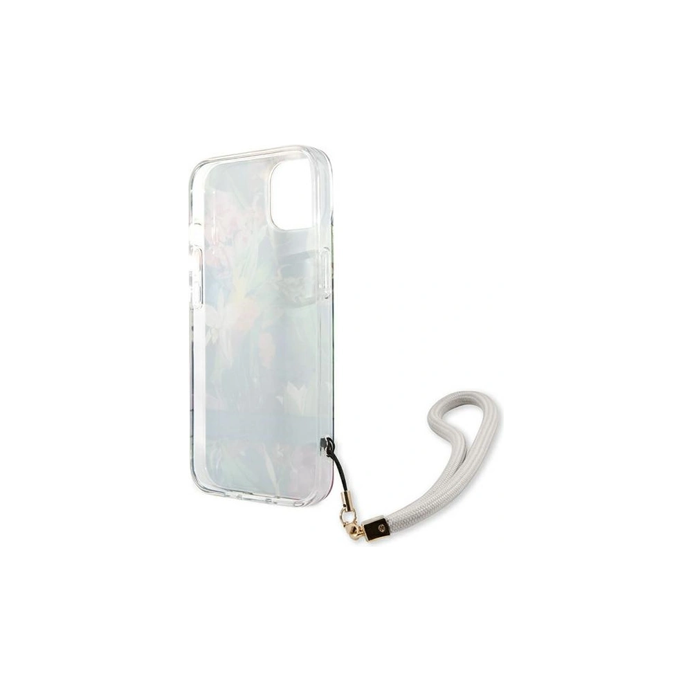 Hurtownia GSM - Etui Guess GUHCP13MHFLSB Apple iPhone 13 modrý/blue hardcase Flower Strap - GUE1767BLU - {ean13} - Hurt