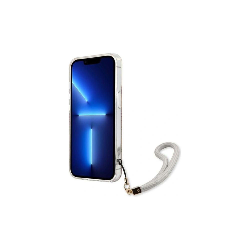 Hurtownia GSM - Etui Guess GUHCP13MHFLSD Apple iPhone 13 zlatý/gold hardcase Flower Strap - GUE1768GLD - {ean13} - Hurt