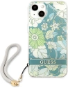 Hurtownia GSM - Etui Guess GUHCP13MHFLSN Apple iPhone 13 zelený/green hardcase Flower Strap - GUE1769GRN - {ean13} - Hurt