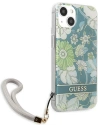 Hurtownia GSM - Etui Guess GUHCP13MHFLSN Apple iPhone 13 zelený/green hardcase Flower Strap - GUE1769GRN - {ean13} - Hurt