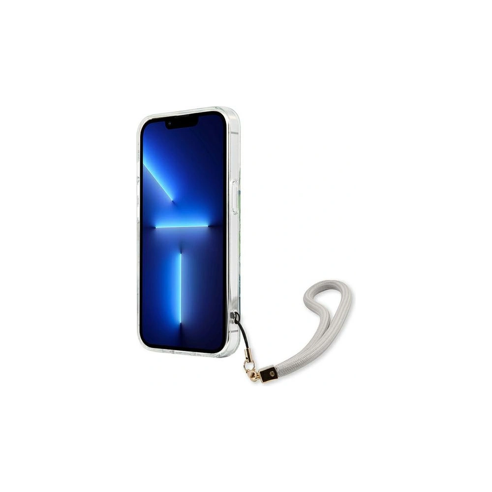 Hurtownia GSM - Case Guess GUHCP13MHFLSN Apple iPhone 13 grün/hardcase Flower Strap - GUE1769GRN - {ean13} - Hurt