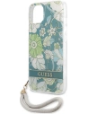 Hurtownia GSM - Etui Guess GUHCP13MHFLSN Apple iPhone 13 zelený/green hardcase Flower Strap - GUE1769GRN - {ean13} - Hurt