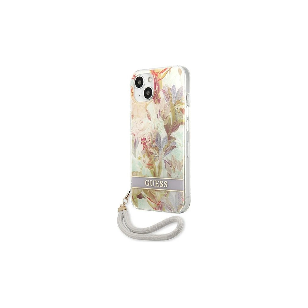 Hurtownia GSM - Etui Guess GUHCP13MHFLSU Apple iPhone 13 fialové/purple hardcase Flower Strap - GUE1770PRP - {ean13} - Hurt