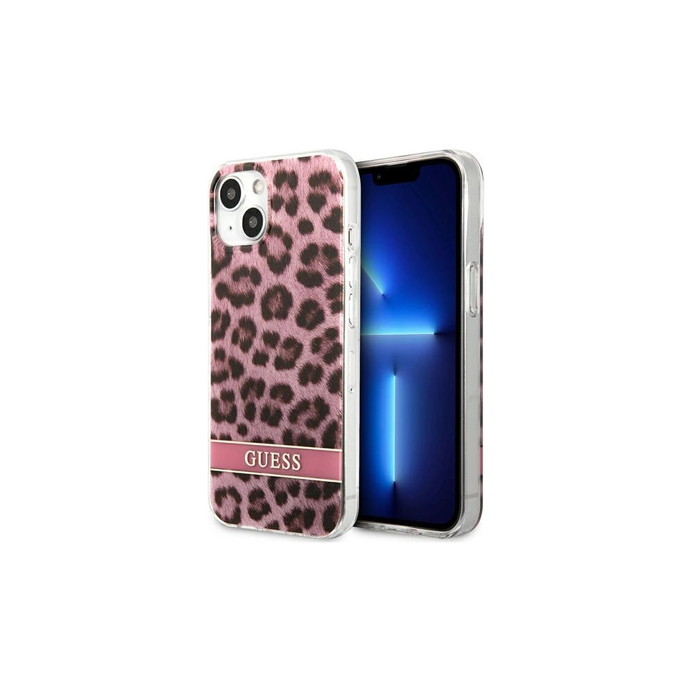 Hurtownia GSM - Etui Guess GUHCP13MHSLEOP Apple iPhone 13 růžový/pink hardcase Leopard - GUE1771PNK - {ean13} - Hurt
