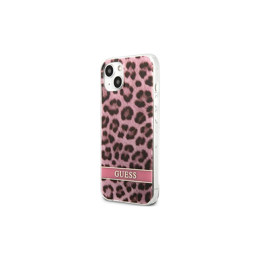 Hurtownia GSM - Etui Guess GUHCP13MHSLEOP Apple iPhone 13 růžový/pink hardcase Leopard - GUE1771PNK - {ean13} - Hurt