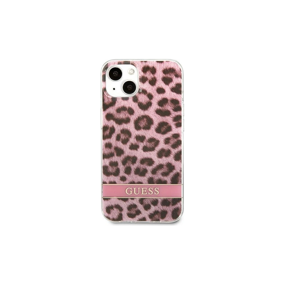 Hurtownia GSM - Etui Guess GUHCP13MHSLEOP Apple iPhone 13 růžový/pink hardcase Leopard - GUE1771PNK - {ean13} - Hurt