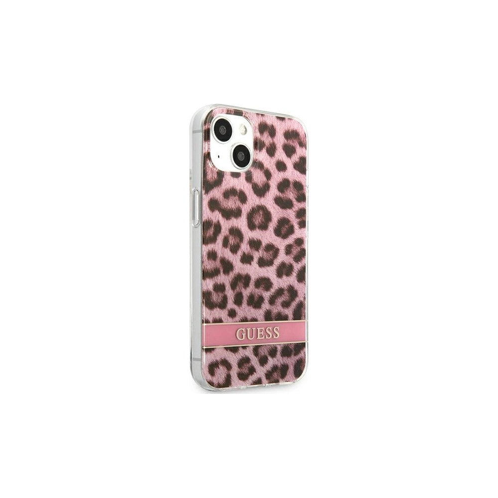 Hurtownia GSM - Etui Guess GUHCP13MHSLEOP Apple iPhone 13 růžový/pink hardcase Leopard - GUE1771PNK - {ean13} - Hurt