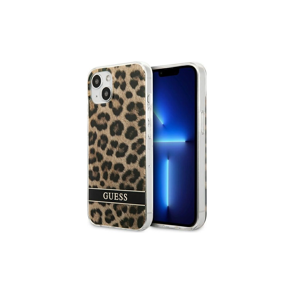 Hurtownia GSM - Etui Guess GUHCP13MHSLEOW Apple iPhone 13 hnědý/brown hardcase Leopard - GUE1772BR - {ean13} - Hurt