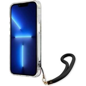 Hurtownia GSM - Case Guess GUHCP13SHFLSB Apple iPhone 13 mini blau/hardcase Flower Strap - GUE1773BLU - {ean13} - Hurt