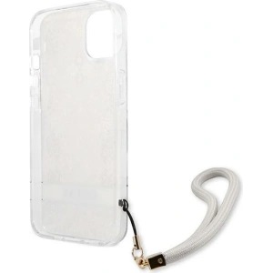 Etui Guess GUHCP13SHFLSD Apple iPhone 13 mini zlatý/gold hardcase Flower Strap