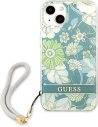 Hurtownia GSM - Etui Guess GUHCP13SHFLSN Apple iPhone 13 mini zielony/green hardcase Flower Strap - GUE1775GRN - {ean13} - Hurt