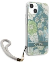 Hurtownia GSM - Etui Guess GUHCP13SHFLSN Apple iPhone 13 mini zielony/green hardcase Flower Strap - GUE1775GRN - {ean13} - Hurt