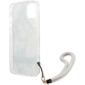 Hurtownia GSM - Case Guess GUHCP13SHFLSN Apple iPhone 13 mini grün/green hardcase Flower Strap - GUE1775GRN - {ean13} - Hurt