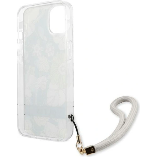 Etui Guess GUHCP13SHFLSN Apple iPhone 13 mini zielony/green hardcase Flower Strap